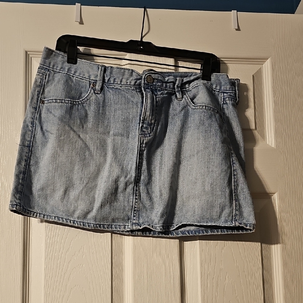 Denim Mini Skirt